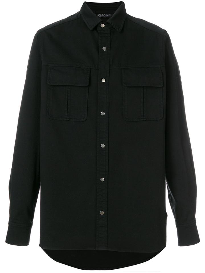 Neil Barrett Gang Shirt - Black