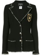 Chanel Pre-owned Patch Detail Blazer - Black