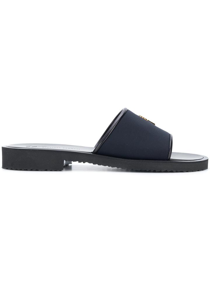 Giuseppe Zanotti Design Lightning Bolt Sandals - Black