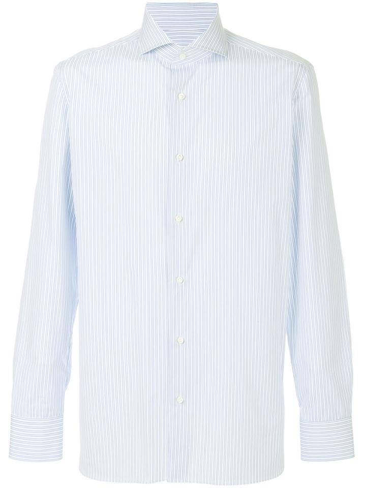 Luigi Borrelli Long Sleeved Shirt - Blue