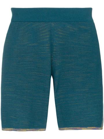 Adidas X Missoni Saturday Striped Shorts - Green