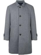 Brunello Cucinelli Cashmere Classic Reversible Coat, Men's, Size: 48, Grey, Nylon/polyester/cashmere