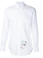 Thom Browne Button Down Embroidered Shirt