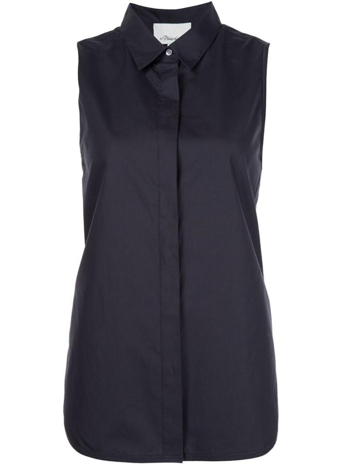 3.1 Phillip Lim 'apron' Shirt, Women's, Size: 0, Blue, Cotton