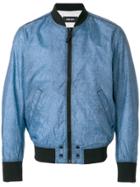 Diesel Zip Up Bomber Jacket - Blue