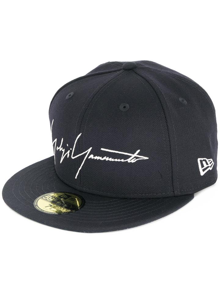 Yohji Yamamoto Embroidered Baseball Cap - Blue