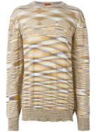 Missoni Vintage Striped Fine Knit Sweater, Men's, Size: 58, Nude/neutrals