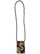 Ground Zero Beaded Shoulder Bag - Black