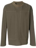 N. Hoolywood Ribbed Sweatshirt - Green