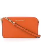 Michael Michael Kors - Jet Set Travel Crossbody Bag - Women - Leather - One Size, Yellow/orange, Leather