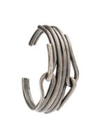 Tobias Wistisen Twig-shaped Cuff, Men's, Metallic