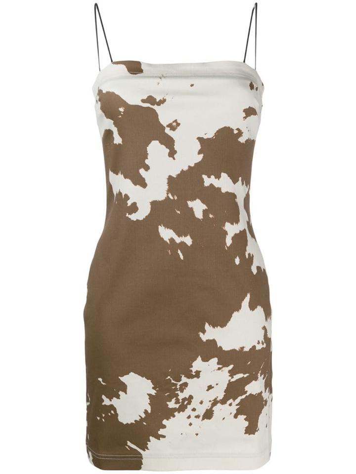 Miaou Lotte Printed Mini Dress - White