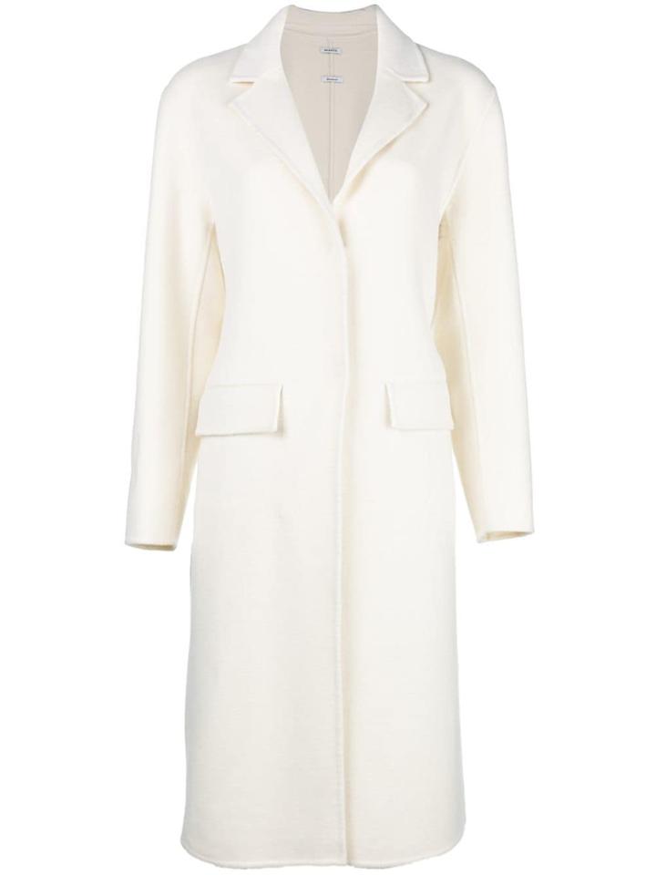 P.a.r.o.s.h. Double Breasted Coat - White