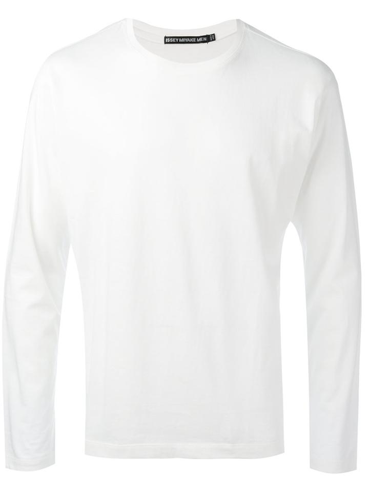 Issey Miyake - Crew-neck Top - Men - Cotton - 5, White, Cotton