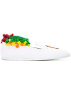 Joshua Sanders Ny Patch Slip-on Sneakers - White