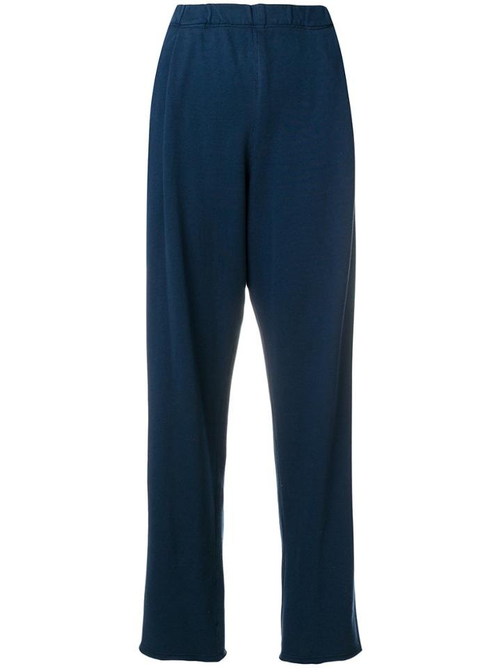 Raquel Allegra Raw Cuff Tracksuit Bottoms - Blue