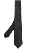 Salvatore Ferragamo Checkerboard Tie - Black