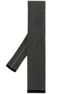 Tom Ford Open Weave Knit Tie - Black