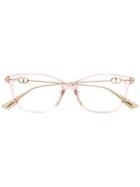 Dior Eyewear Square Frame Glasses - Pink