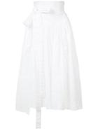 Marc Jacobs Open Embroidery Skirt, Women's, Size: 8, White, Cotton
