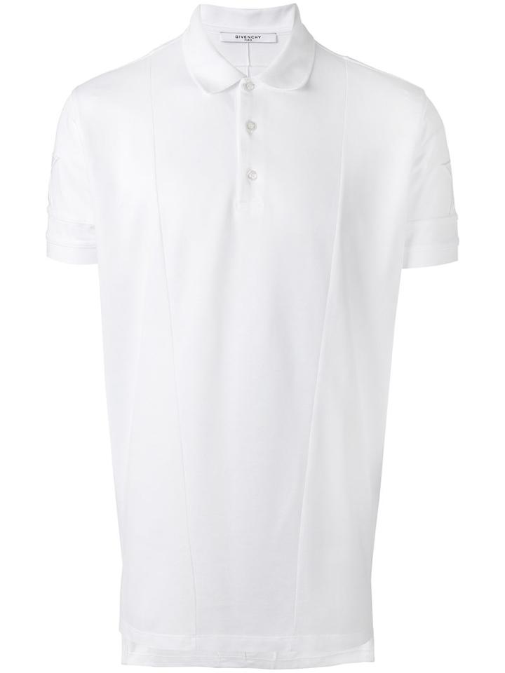 Givenchy Star Sleeve Polo Shirt, Men's, Size: Xs, White, Cotton