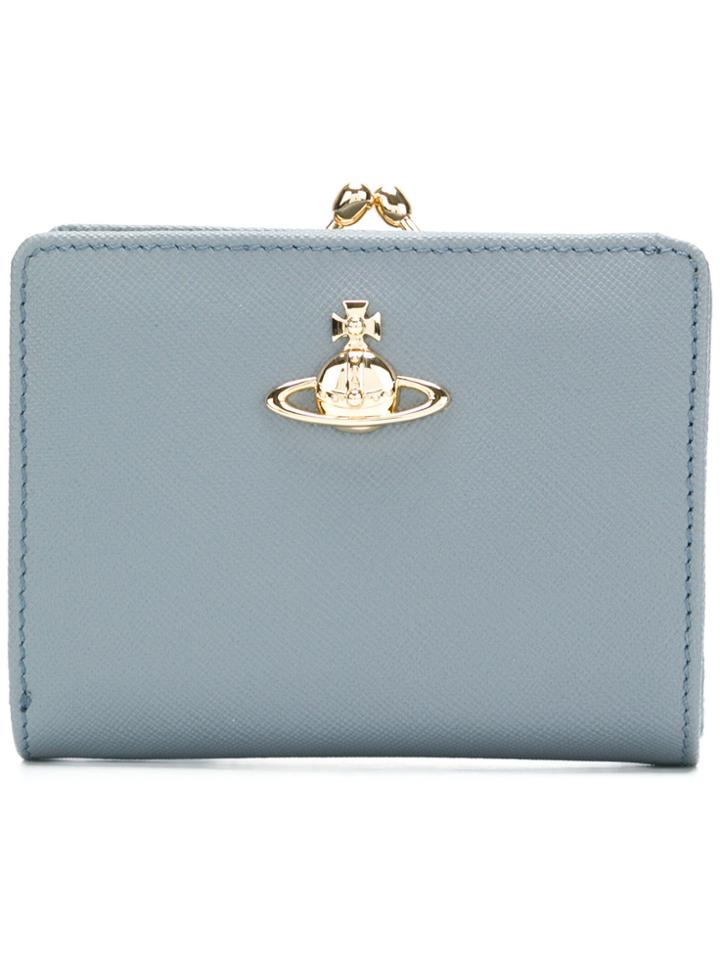 Vivienne Westwood Saffiano Coin Pocket Purse - Blue