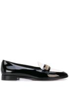 Sophia Webster Chain Embellished Loafers - Black