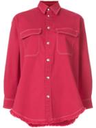 Marios Long-sleeve Fitted Shirt - Red