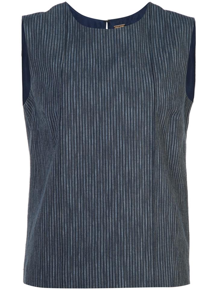 Adam Lippes Ribbed Tank Top - Blue