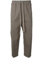Rick Owens Cropped Tailored Trousers - Neutrals