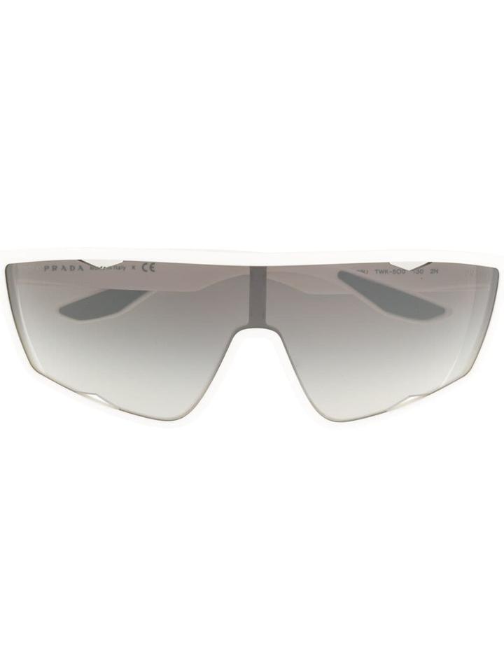 Prada Eyewear Sport Style Sunglasses - White