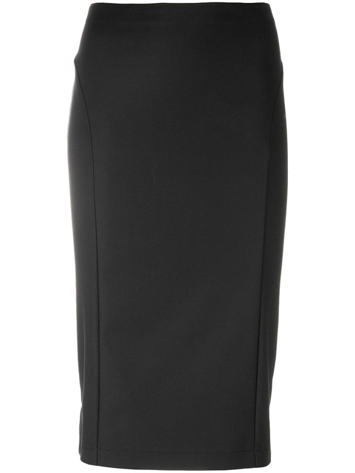 Patrizia Pepe Midi Pencil Skirt - Black