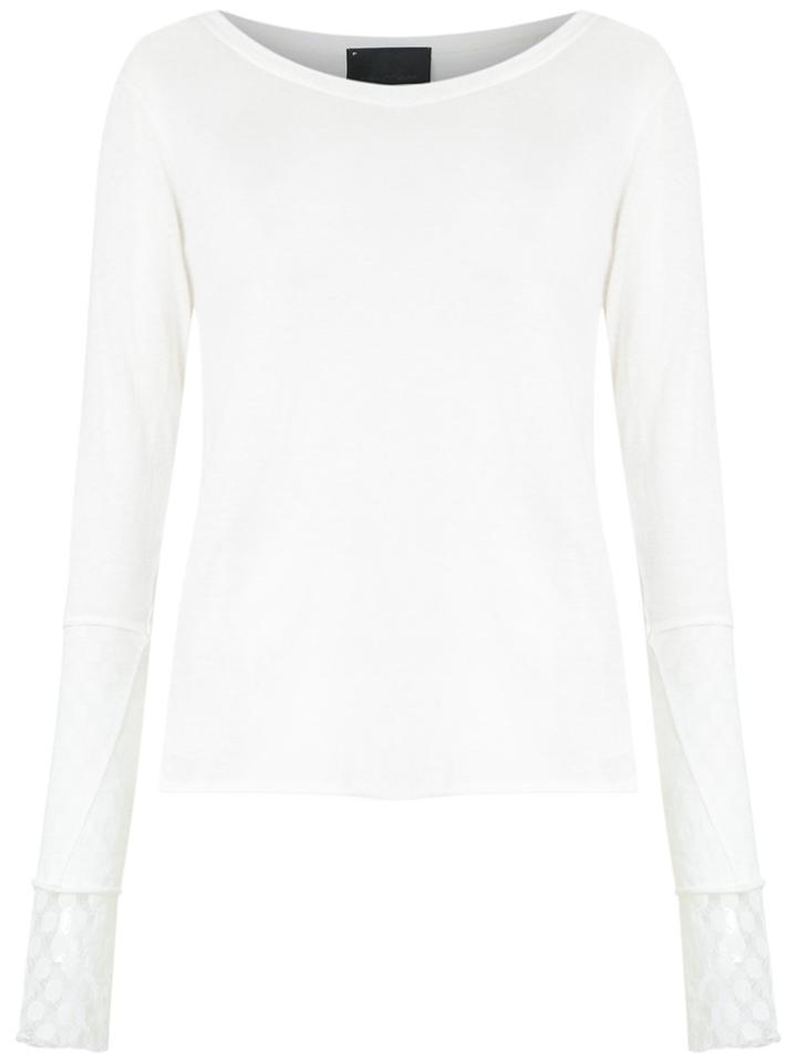 Andrea Bogosian Long Sleeves Top - White