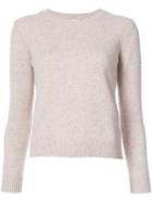Rosetta Getty - Cashmere Knitted Sweater - Women - Cashmere - S, Nude/neutrals, Cashmere