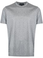 Emporio Armani Rear Logo Print T-shirt - Grey