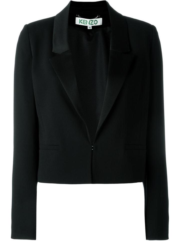 Kenzo Cropped Tuxedo Jacket