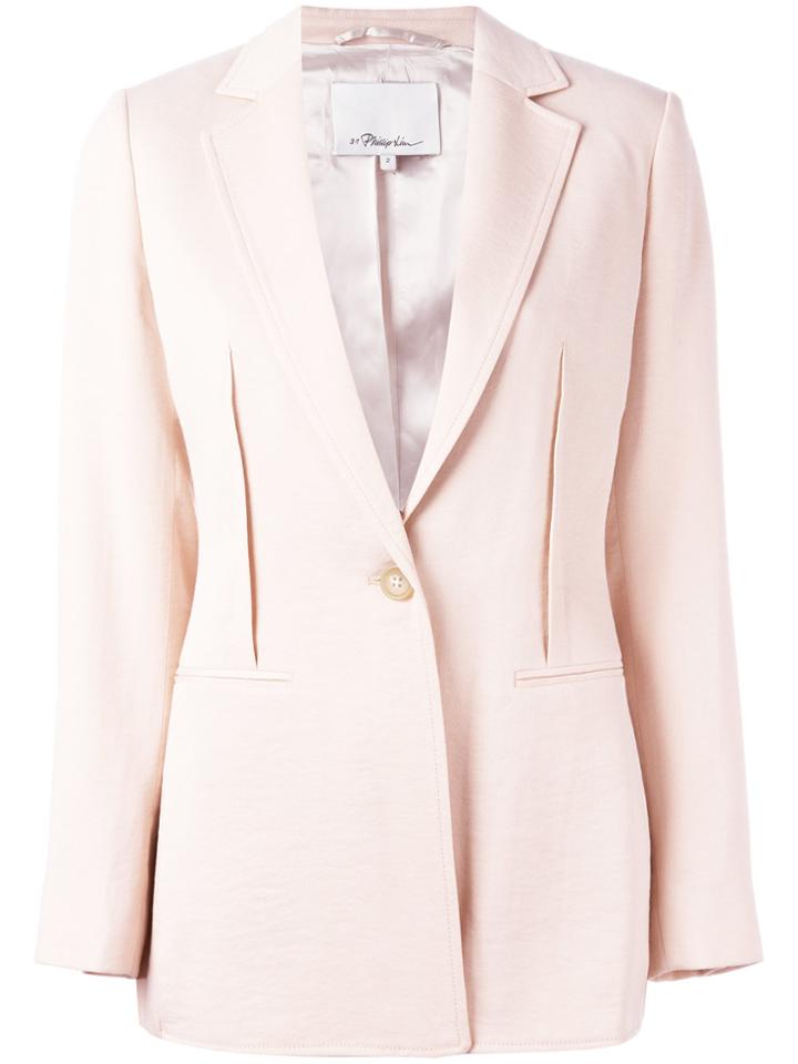 3.1 Phillip Lim Single-breasted Blazer - Pink & Purple