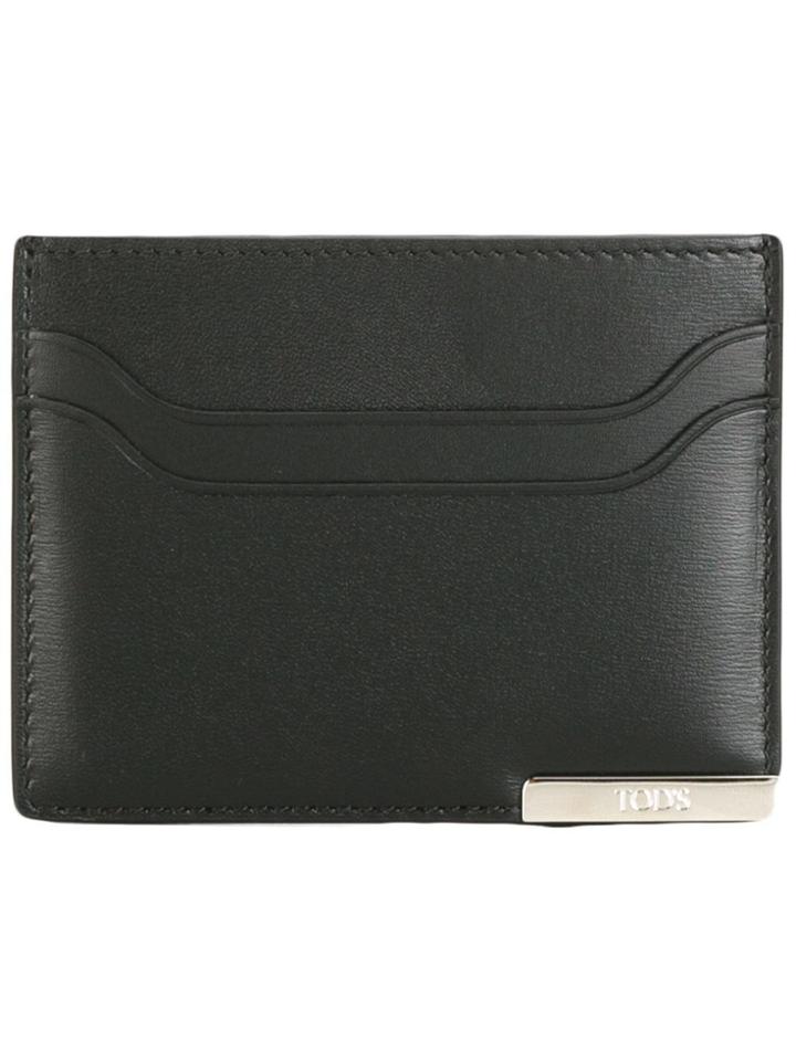 Tod's Leather Cardholder - Black