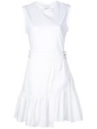 3.1 Phillip Lim Asymmetric Belted Dress - White