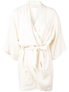 Iro Robe-styled Shirt Mini Dress - White