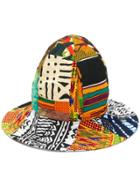 Engineered Garments African Print Patchwork Dome Hat - Multicolour