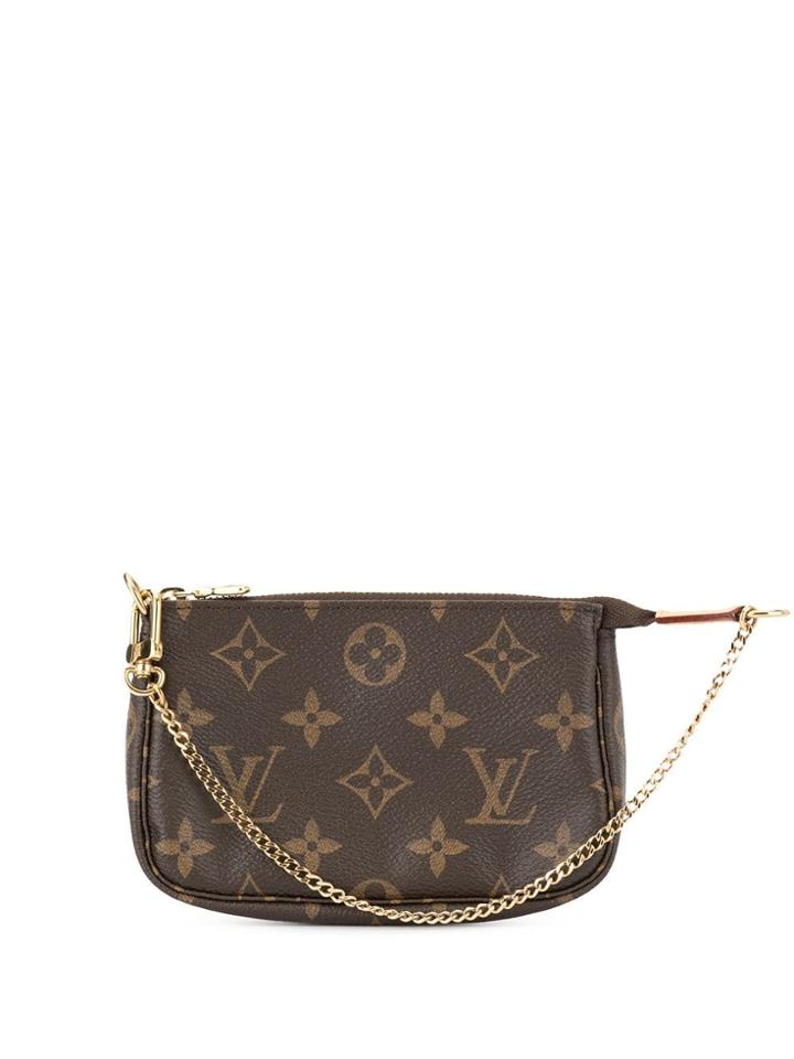 Louis Vuitton Vintage Monogram Canvas Mini Pochette - Brown
