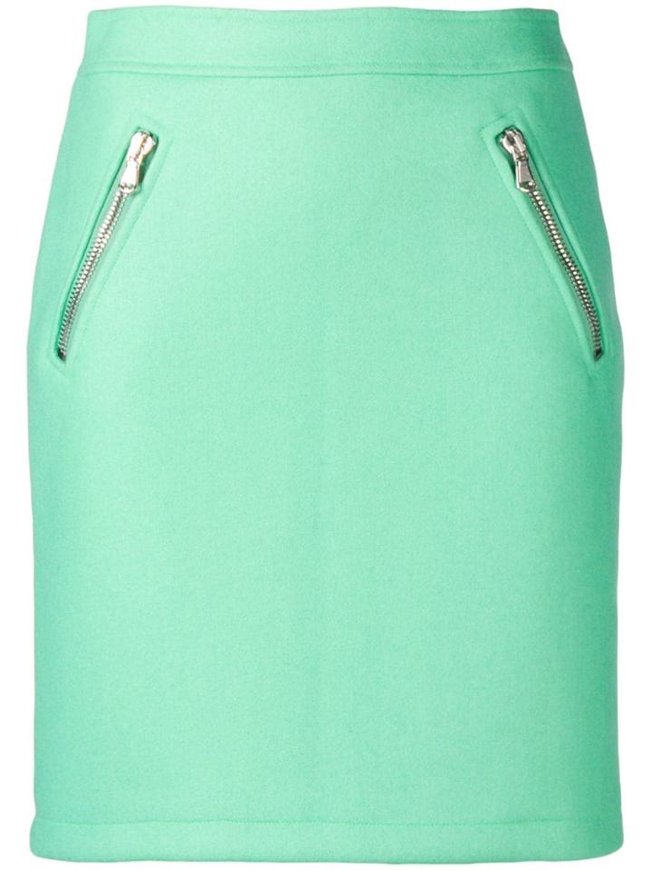 Moschino A-line Short Skirt - Green
