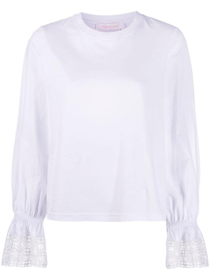 See By Chloé Lace Cuff Blouse - White