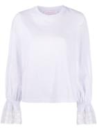See By Chloé Lace Cuff Blouse - White