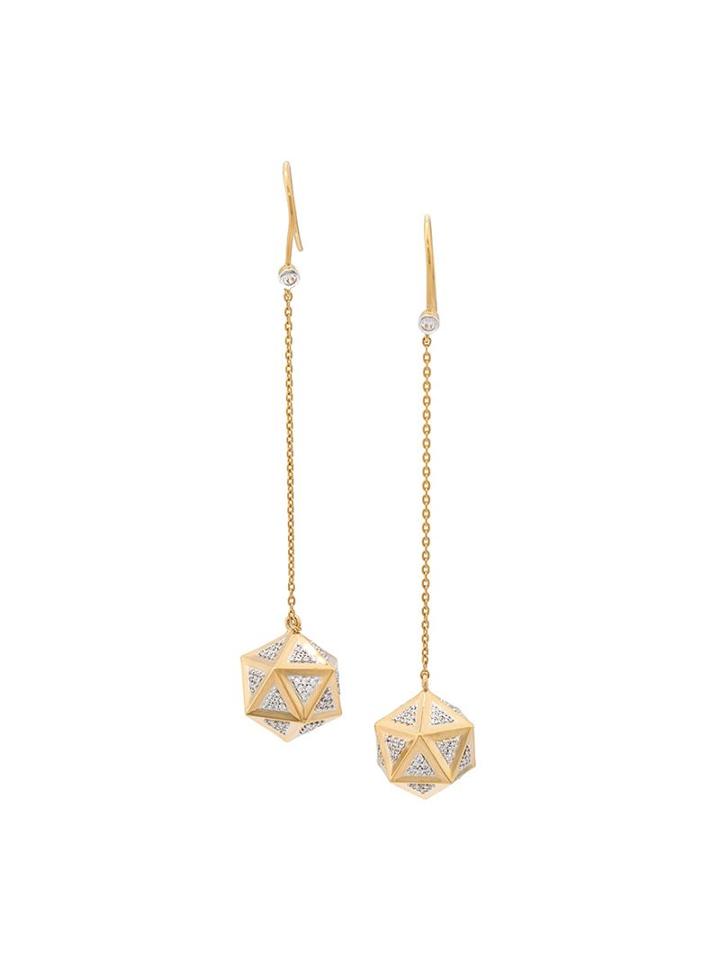 John Brevard Icoso Diamond Dangle Earrings