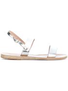 Ancient Greek Sandals Clio Flat Sandals - Metallic