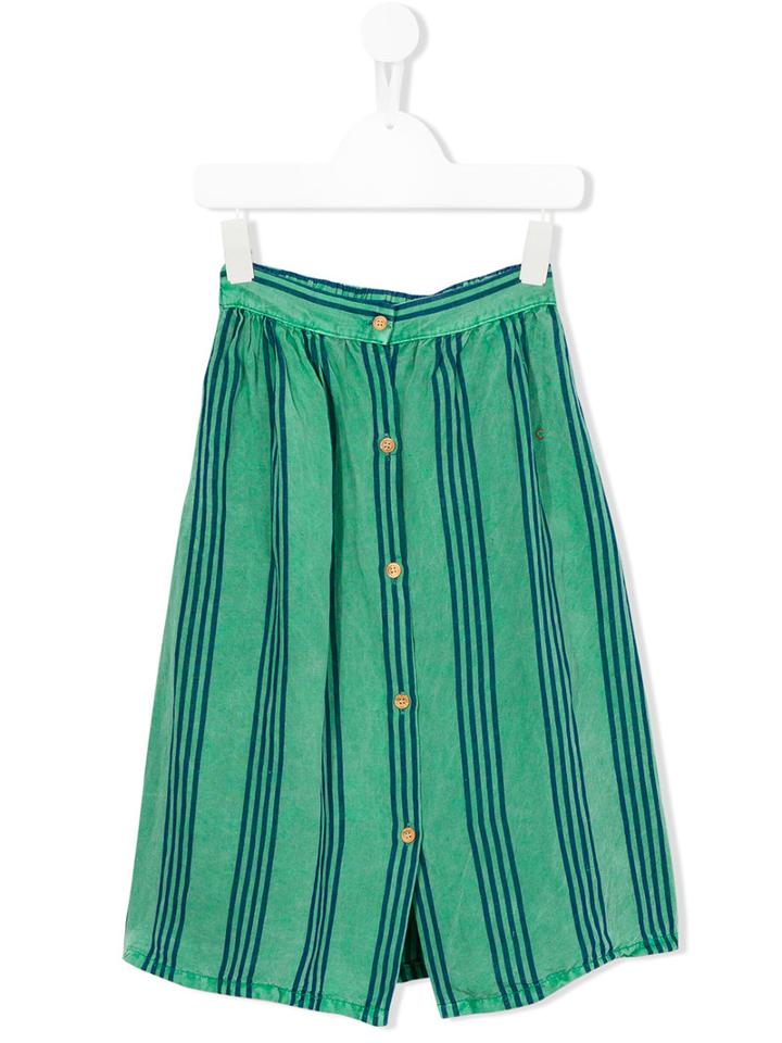 Bobo Choses Striped Skirt, Toddler Girl's, Size: 5 Yrs, Green