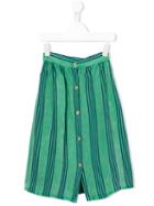 Bobo Choses Striped Skirt, Toddler Girl's, Size: 5 Yrs, Green