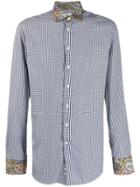 Etro Check Fitted Shirt - White